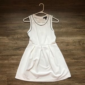 White Dress with Bow Back